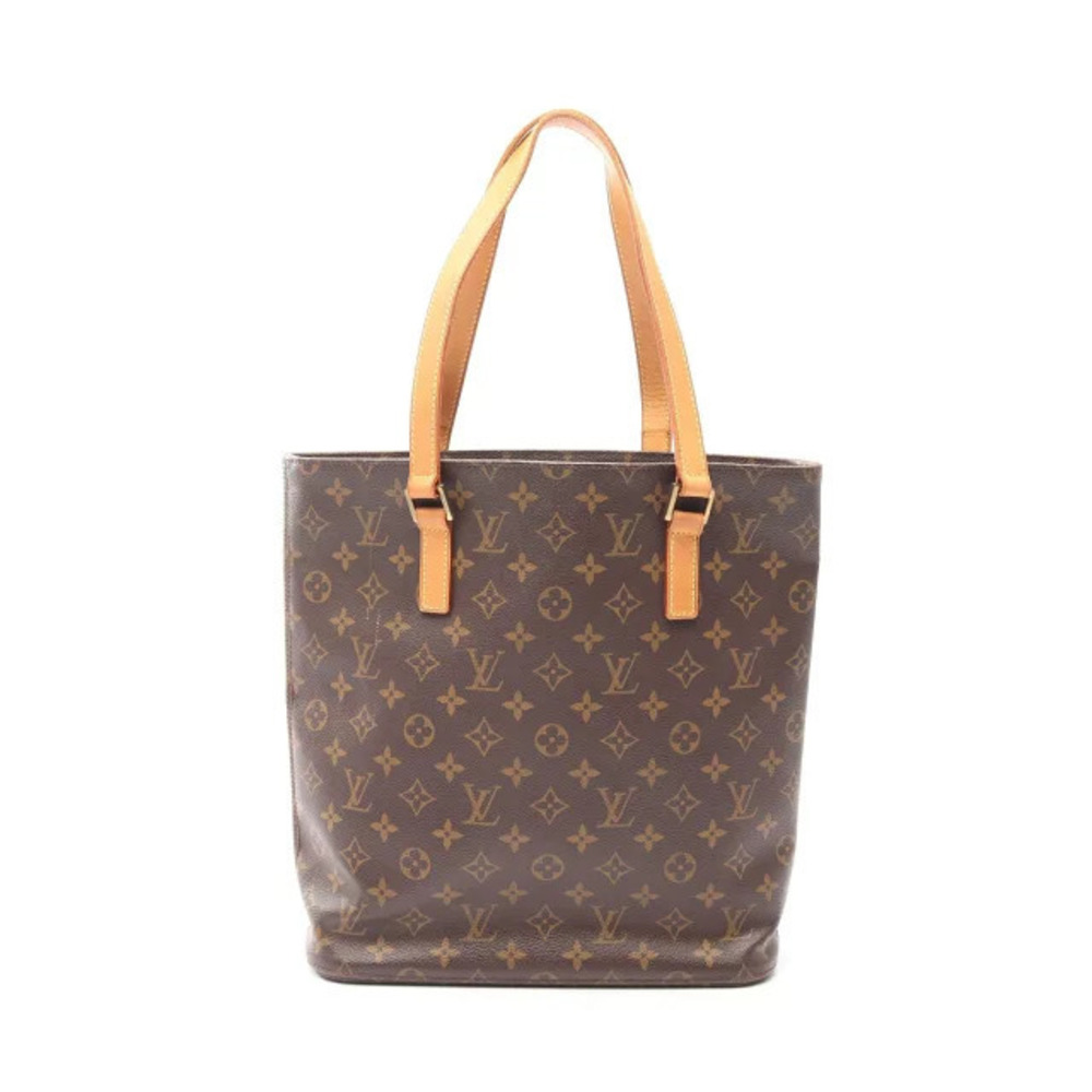 Louis Vuitton Vavin Monogram Tote Bag Canvas Leather Brown